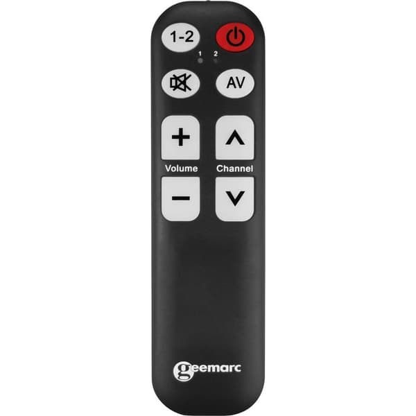 Geemarc TV-5 Universal Fjärrkontroll Svart