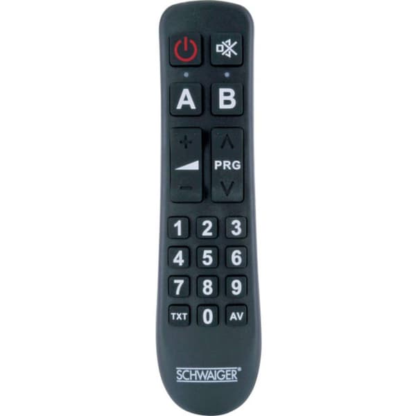 Schwaiger UFB1100 533 Universal Fjärrkontroll Svart Bär