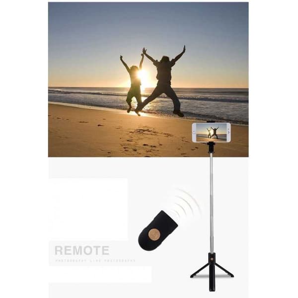 Selfie stick Bluetooth med stativ