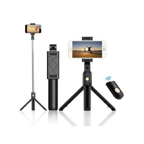 Selfie stick Bluetooth med stativ