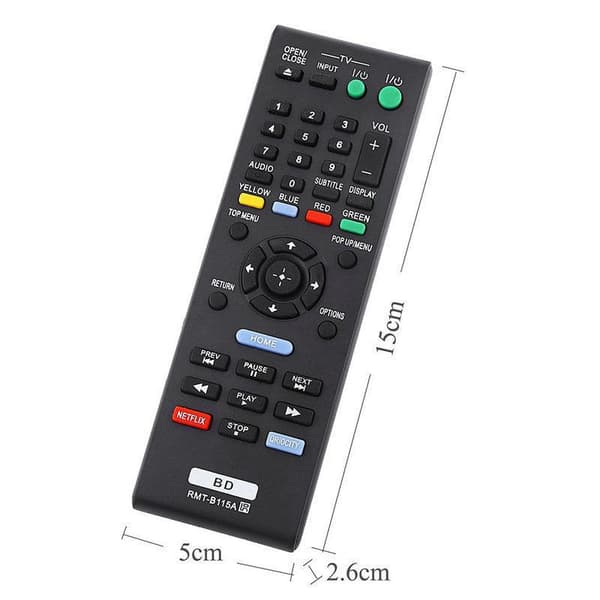 Universal fjernbetjening RMT-B115A til Sony blue-ray afspiller