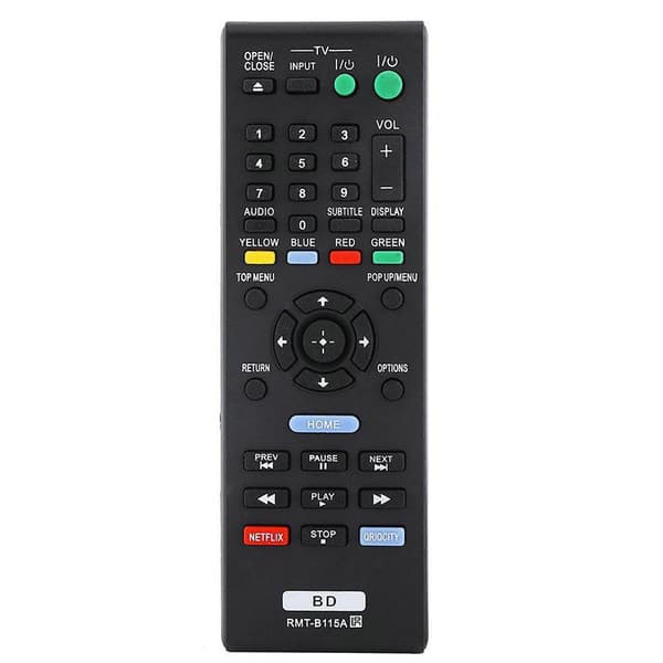 Universal fjernbetjening RMT-B115A til Sony blue-ray afspiller