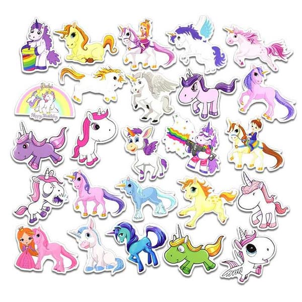 Unicorns / Unicorn vandtætte klistermærker