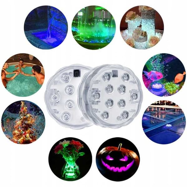 2-PACK Vattentät Dekorativ LED-Belysning
