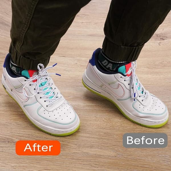 Beskyttelse mod Skoveck / Gangfolder på sneakers