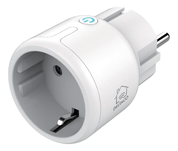 SMART H-kontakt LED-indikator WiFi 2,4 GHz 1xCEE 7/3 10A timer