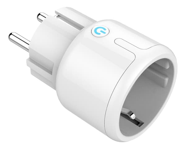 SMART H-kontakt LED-indikator WiFi 2,4 GHz 1xCEE 7/3 10A timer