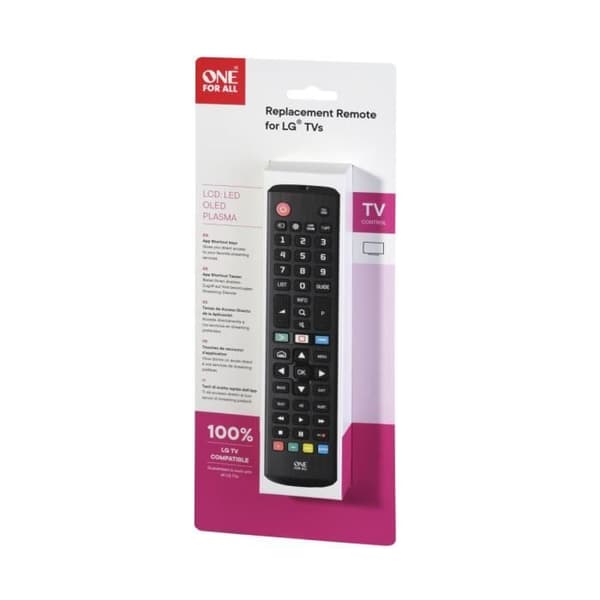 ONE FOR ALL URC4911 - Ersättningsfjärrkontroll för LG TV