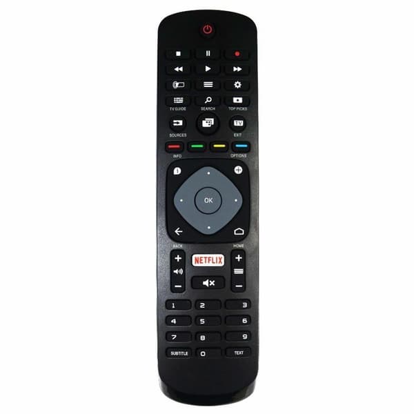 Universal Philips smart TV-fjärrkontroll med Netflix-ersättning