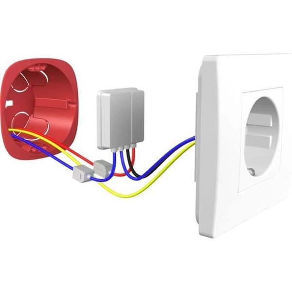 CHACON DiO 3500 W vägguttag mikromodul Vit
