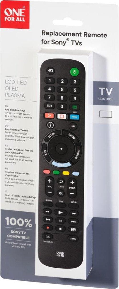 Fjärrkontroll Sony TV