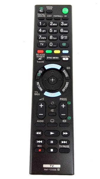 Sony tilbehør TV- og videomærke Model Fjernbetjening Sort