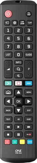 Miniatyrbillede 11 af 11: Fjernbetjening LG TV