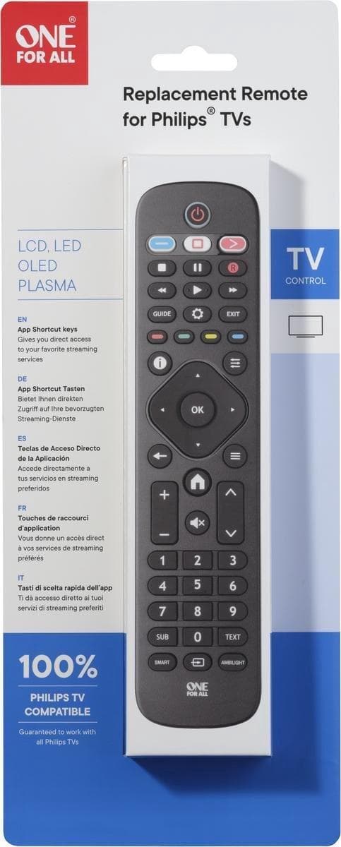 Fjärrkontroll Philips TV Svart