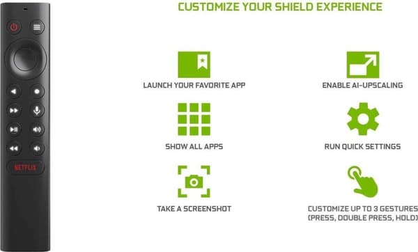 Nvidia Shield TV fjernbetjening