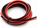 Miniatyrbillede 2 af 5: 12 AWG fleksibel elektrisk ledning 5 meter [2,5 m sort og 2,5 m rød] dåse - tilbehør til fjernbetjening legetøj silikone kabel