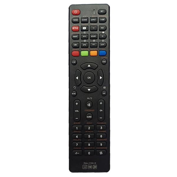 Rm-L1130+X TV-kaukosäätimen vaihto Sony Samsung AOC LCD-televisio