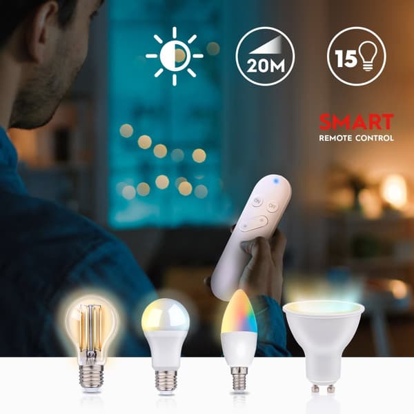 Smart fjernkontroll med dimmer