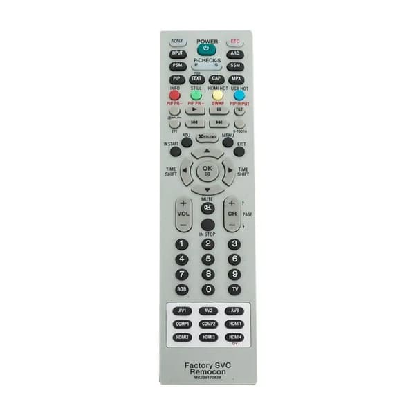 Universal fjernkontroll for TV - modell MKJ39170828