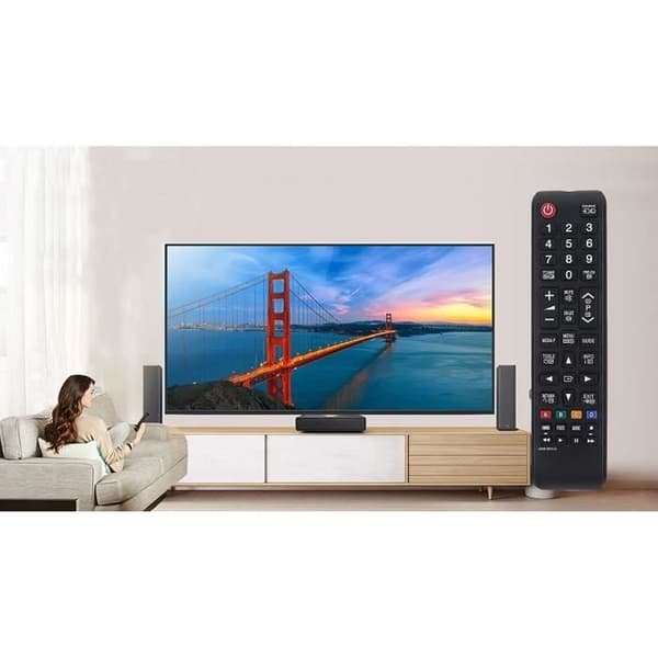 Ersättning Samsung fjärrkontroll AA59-00741A för Samsung Smart TV lämplig för Samsung fjärrkontroll AA59-00741A [82]