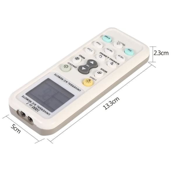 ESTINK Universalfjärrkontroll Bärbar Universal Luftkonditioneringsfjärrkontroll Smart Controller