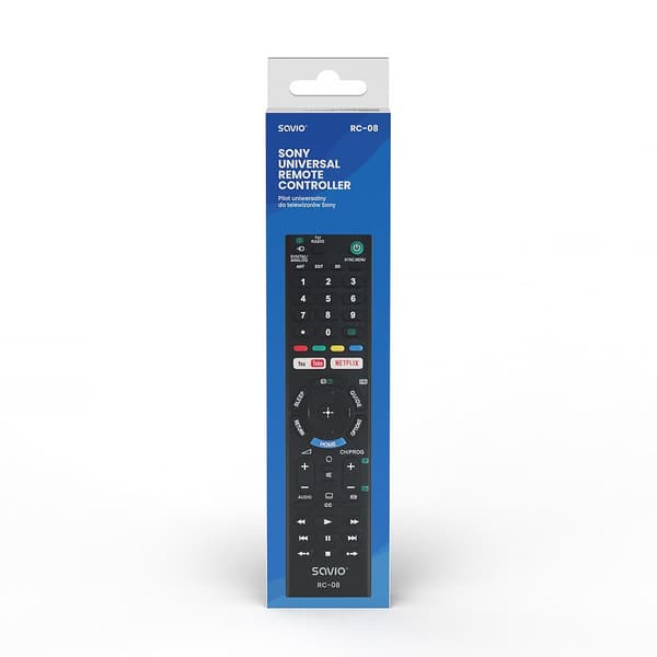 Savio RC-08 kaukosäädin TV Paina painikkeita