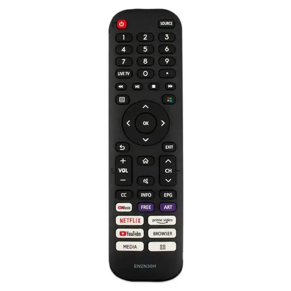 FJERNKONTROLL FOR HISENSE EN2N30H EN2G30H 43AE7000F 43AE7010F 43A7100F