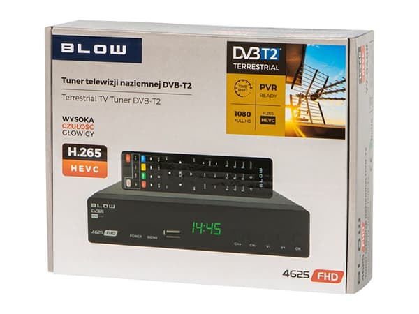 Viritindekooderi DVB-T2 BLOW 4625FHD H.265 H.265 V2