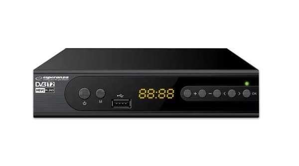 Esperanza EV106R TV set-top boks Kabel Sort