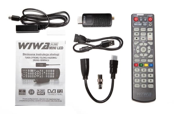 DVB-T/T2 WIWA H.265 MINI LED-viritin