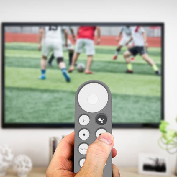 INF Silikoninen suojakotelo kaukosäätimelle Google Chromecast 2020 kaukosäätimelle Harmaa