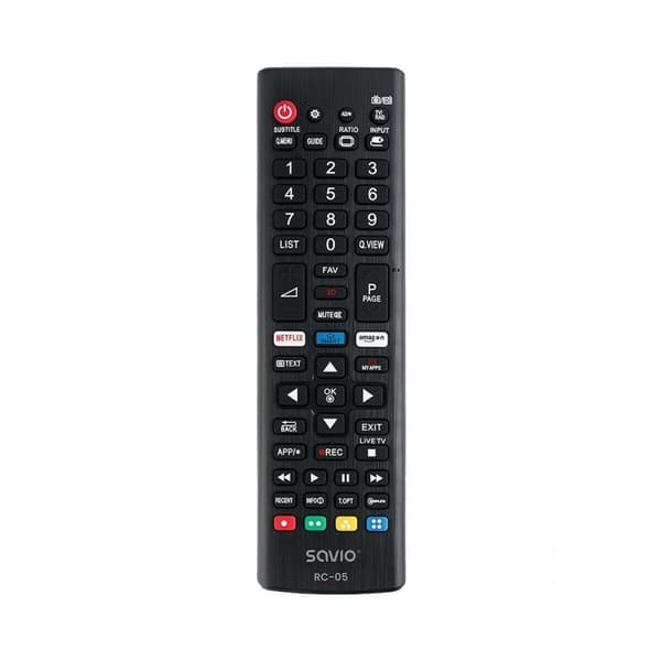 Universal fjernbetjening Savio RC-05 Sort