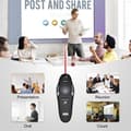 Miniatyrbild 4 av 4: Trådlös PowerPoint Presentation Remote – August LP205 – Professionell röd laserpekare &amp; Page Navigator – Svart