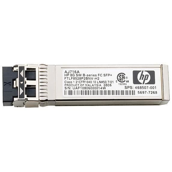 HPE SFP+ - 1 10GBase-X iSCSI - För fiberoptiskt nätverk, datanätverk - 10 Gigabit Ethernet fiberoptik - 10GBase-X- USED