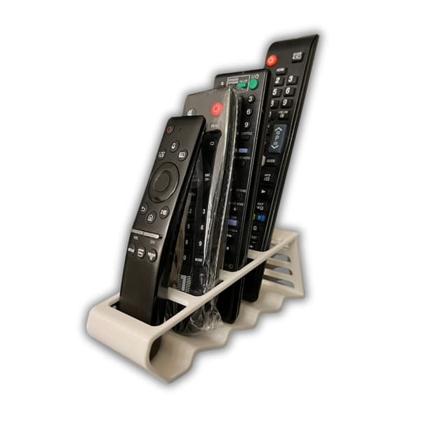 Remote control organizer holder with 4 slots