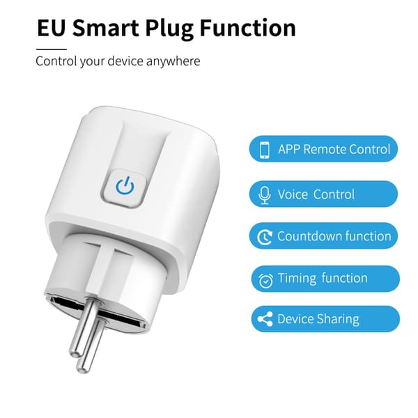 INF Smart Plug Wifi fjärrstömbrytare 4-pack 16A