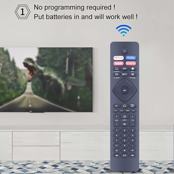 TV-fjernkontroll Erstatning for NH800UP/RF402A-V14 Philips TV