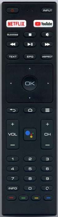 Ersättningsfjärrkontroll för Polaroid TV TCSAND75UHDPR02 (MUDV7570Y-68864)