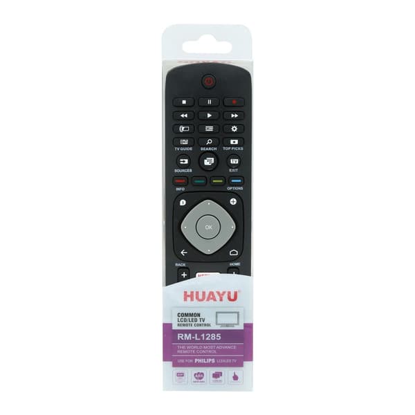 HUAYU TV fjernbetjening Erstatning til RM-L1285 Philips LCD LED
