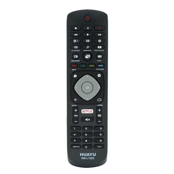 HUAYU TV fjernbetjening Erstatning til RM-L1285 Philips LCD LED