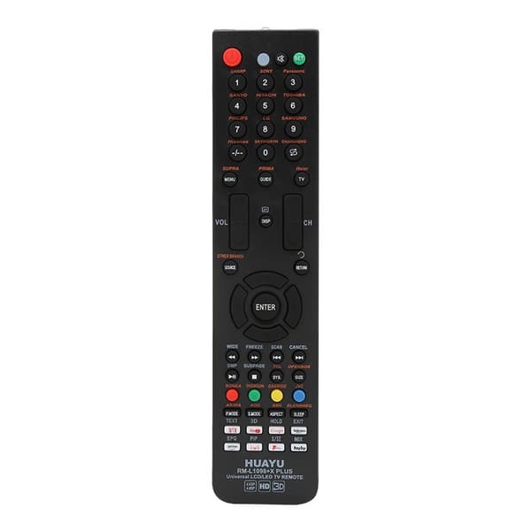 HUAYU RM-L1098+X PLUS TV fjernbetjening Erstatning for LCD LED