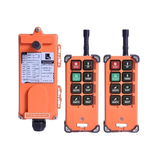 Industriell trådlös radio, en hastighet, fjärrkontroll, 220V 50-60HZ EN 2T1R 220V 50-60HZ EN 2T1R