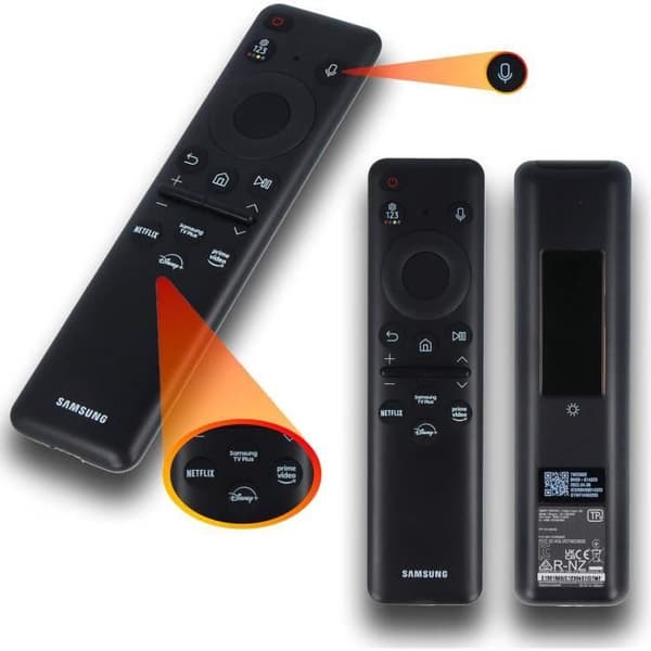 Original TV-fjärrkontroll kompatibel med Samsung Smart TV-apparater |.