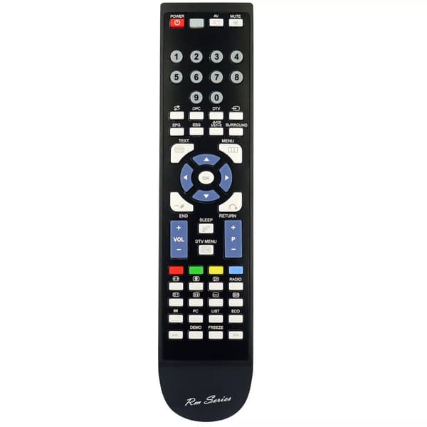 RM-Series  Replacement Remote Control For Sharp LC-32DH57E-BK LC32DH57EBK