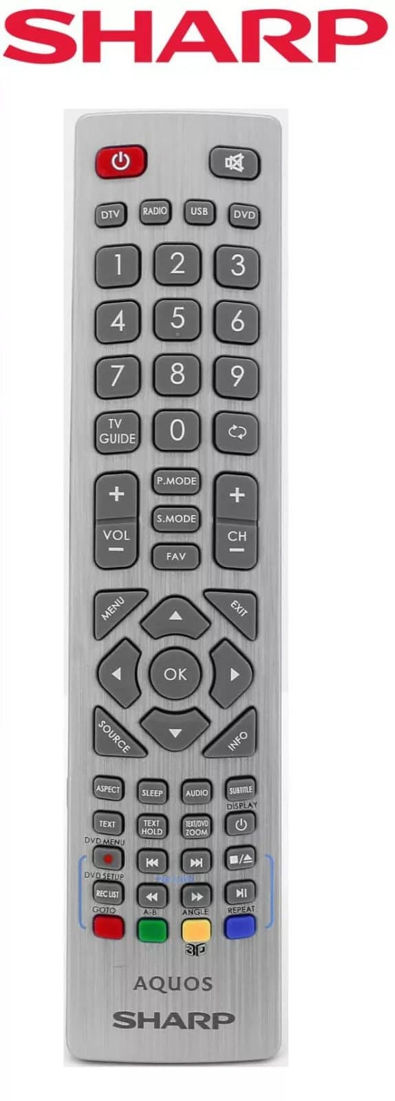 Genuine Sharp Remote Control For LC-22CFE4000EW LC22CFE4000EW 22″ Full HD LED TV