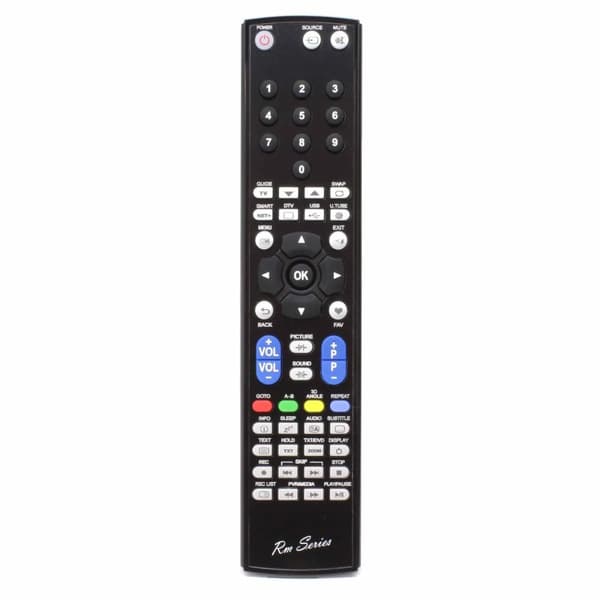 RM Series Remote Control fits SHARP LC43CFF6002E LC-43CFF6002E LC48CFF6001E