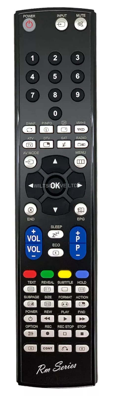 RM Series Remote Control fits SHARP LC46XL2E TV ONLY LC46XL2RU LC-46XL2RU