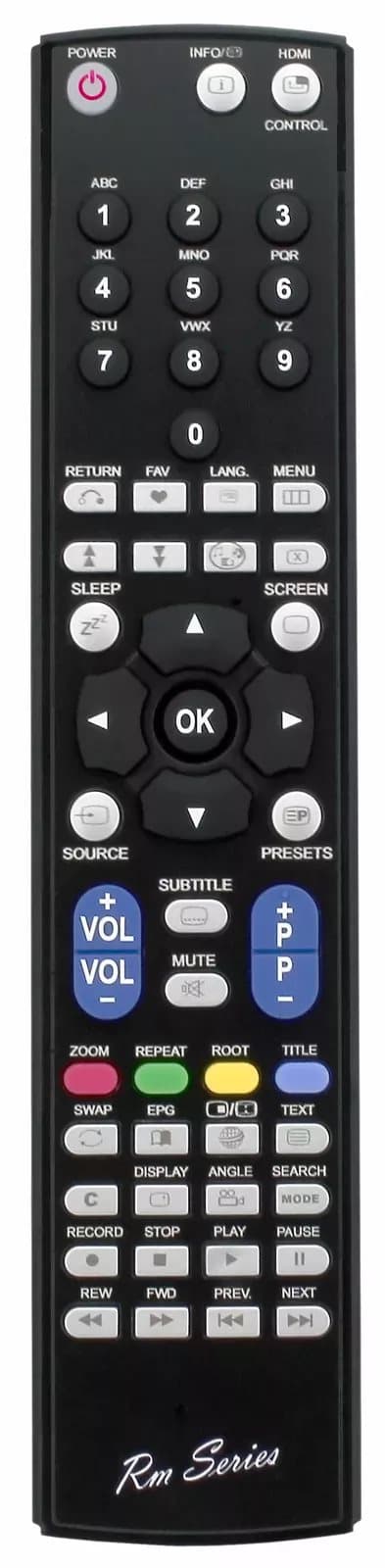 RM Series Remote Control fits SHARP LC-24LE510E LC24LE510K LC24LS240E
