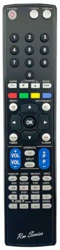 RM Series Remote Control fits SHARP VCM19SM(BK) VCM201GM(BK) VCM20GM(BK)