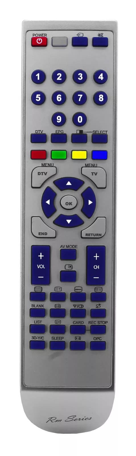 RM Series Remote Control fits SHARP LC32GD1E LC-32GD1E LC37GD1E LC-37GD1E